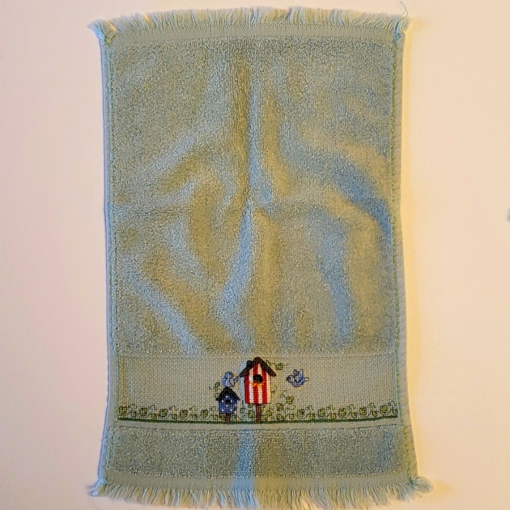 Hand Embroidered Tea Towels, set of 16 holiday/seasonal - Picture 2 of 16